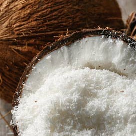 desiccated coconut